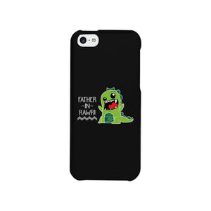 Father-In-Rawr Black Phone Case - 365INLOVE