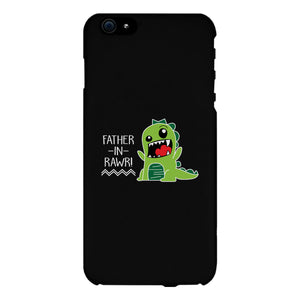 Father-In-Rawr Black Phone Case - 365INLOVE