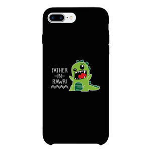 Father-In-Rawr Black Phone Case - 365INLOVE