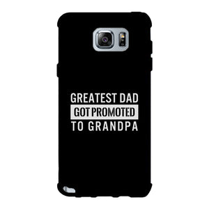 Greatest Dad Got Promoted To Grandpa Black Phone Case - 365INLOVE