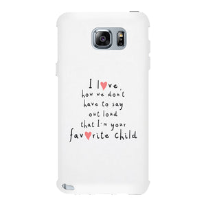 Favorite Daughter Case Phone Cover Funny Mothers Day Gifts