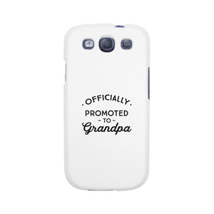 Officially Promoted To Grandpa White Phone Case