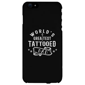 Greatest Tattooed Dad Case Inspirational Cool Fun Gift For Fathers