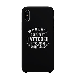 Greatest Tattooed Dad Case Inspirational Cool Fun Gift For Fathers