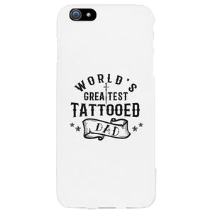 Greatest Tattooed Dad Case Inspirational Cool Fun Gift For Fathers