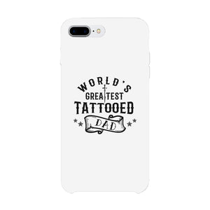 Greatest Tattooed Dad Case Inspirational Cool Fun Gift For Fathers