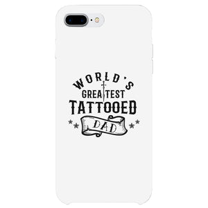 Greatest Tattooed Dad Case Inspirational Cool Fun Gift For Fathers