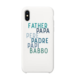 Dad Different Languages Case Creative Wholesome Gift For Fathers