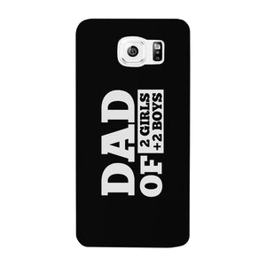 Dad Number Of Children Custom Personalized Phone Case