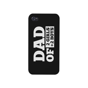 Dad Number Of Children Custom Personalized Phone Case