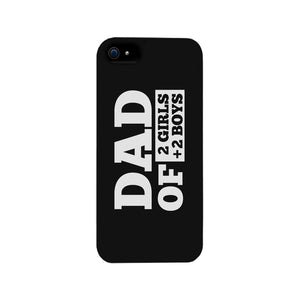 Dad Number Of Children Custom Personalized Phone Case