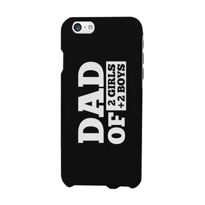 Dad Number Of Children Custom Personalized Phone Case