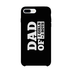 Dad Number Of Children Custom Personalized Phone Case