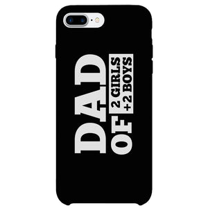 Dad Number Of Children Custom Personalized Phone Case