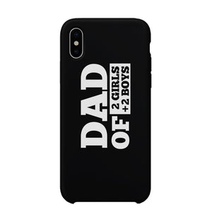 Dad Number Of Children Custom Personalized Phone Case