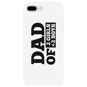 Dad Number Of Children Custom Personalized Phone Case