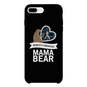 World's Greatest Mama Bear Phone Case Personalized Gifts For Mom - 365INLOVE