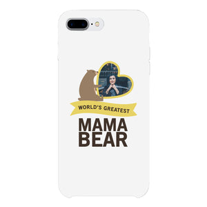 World's Greatest Mama Bear Custom Phone Case For Moms Gift - 365INLOVE