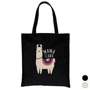 Mama Llama Heavy Cotton Canvas Bag Washable Tote Mothers Day Gifts