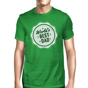 World's Best Dad Green Funny Fathers Day T Shirt Unique Dad Gifts - 365INLOVE