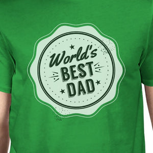 World's Best Dad Green Funny Fathers Day T Shirt Unique Dad Gifts - 365INLOVE