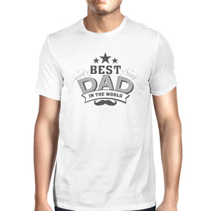 Best Dad In The World Mens Vintage Design Tee Gifts For Fathers Day - 365INLOVE