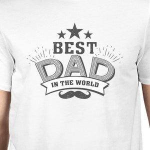 Best Dad In The World Mens Vintage Design Tee Gifts For Fathers Day - 365INLOVE