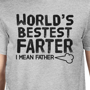 World's Bestest Farter Men's Funny Graphic T Shirt Unique Dad Gifts - 365INLOVE