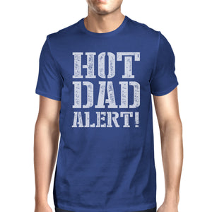 Hot Dad Alert Men's Short Sleeve T-Shirt Dad Gifts From Daughter - 365INLOVE