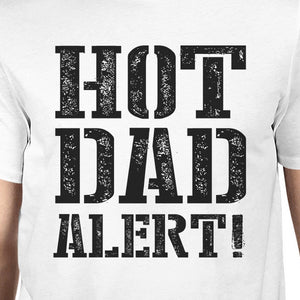 Hot Dad Alert Men's Graphic T-Shirt Funny Fathers Day Gift For Him - 365INLOVE