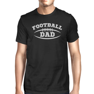 Football Dad Men's Black T-Shirt Fathers Day Gifts For Football Dad - 365INLOVE