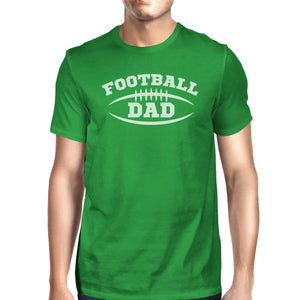 Football Dad Men's Green Funny Design Tee Birthday Gifts For Dad - 365INLOVE