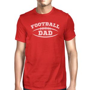 Football Dad Men's Red Short Sleeve Top Unique Gifts For Father Day - 365INLOVE