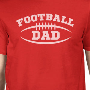 Football Dad Men's Red Short Sleeve Top Unique Gifts For Father Day - 365INLOVE