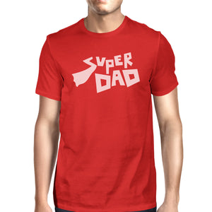 Super Dad Men's Red Graphic Design T Shirt Best Dad Gifts For Him - 365INLOVE