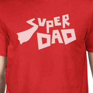 Super Dad Men's Red Graphic Design T Shirt Best Dad Gifts For Him - 365INLOVE