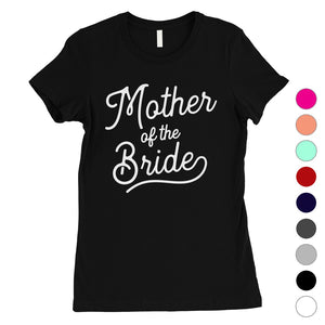 Mother Of Bride Shirt Womens Cute Bridal Shower T-Shirt For Mom