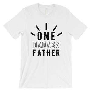 One Dadass Father Mens Funny Loving Cool Father's Day Shirt For Dad