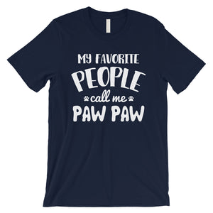 Favorite People Paw Paw Mens Loving Cute Cool Dog Dad Shirt For Men