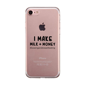 Make Milk Money Jelly Phone Case Funny Mom Gift For Mother's Day