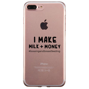 Make Milk Money Jelly Phone Case Funny Mom Gift For Mother's Day