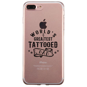 Greatest Tattooed Dad Case Tough Creative Unafraid Gift For Fathers