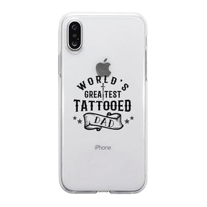 Greatest Tattooed Dad Case Tough Creative Unafraid Gift For Fathers