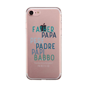 Dad Different Languages Case Sweet Caring Father's Day Celebration