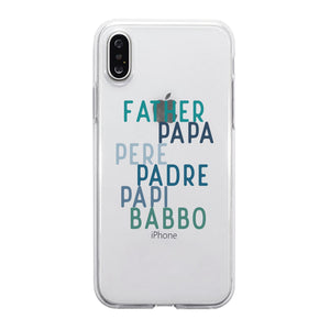 Dad Different Languages Case Sweet Caring Father's Day Celebration