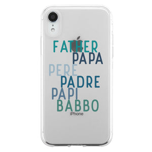 Dad Different Languages Case Sweet Caring Father's Day Celebration