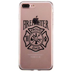Firefighter Dad Case Creative Blessed Confident Loving Gift for Dad
