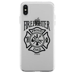 Firefighter Dad Case Creative Blessed Confident Loving Gift for Dad