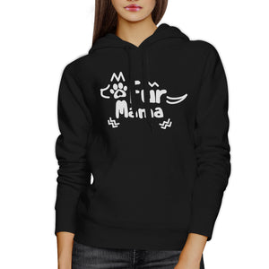 Fur Mama Black Unisex Pullover Cute Design Hoodie Gift Idea For Her - 365INLOVE