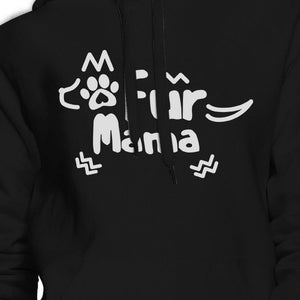 Fur Mama Black Unisex Pullover Cute Design Hoodie Gift Idea For Her - 365INLOVE